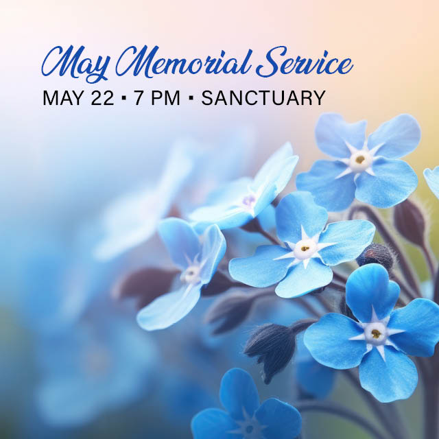 May 22
All are invited to Second's annual May Memorial Service and reception on May 22.

 
